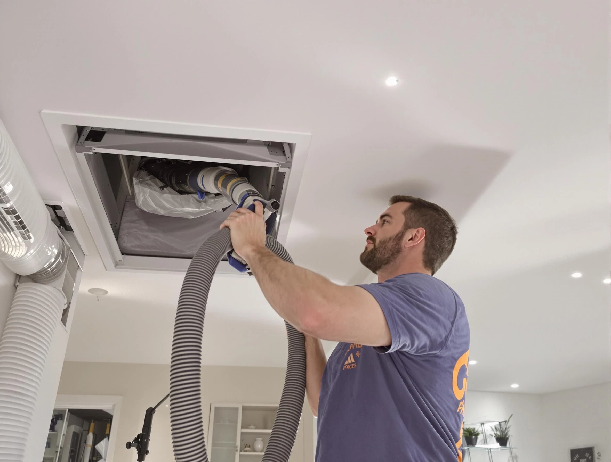 Precision indoor duct cleaning by Fairview Air Duct Cleaning in Fairview
