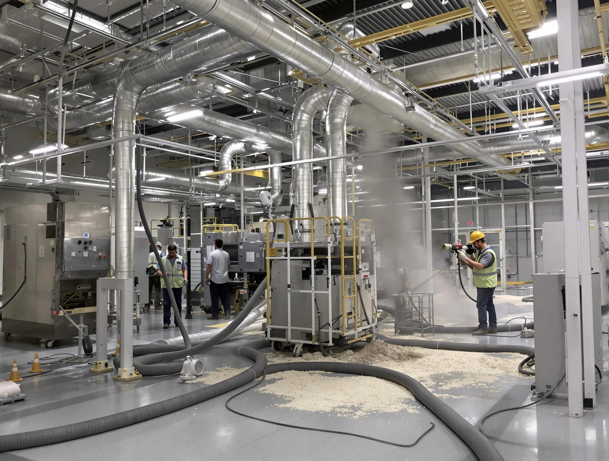 Heavy-duty industrial duct cleaning by Fairview Air Duct Cleaning in Fairview