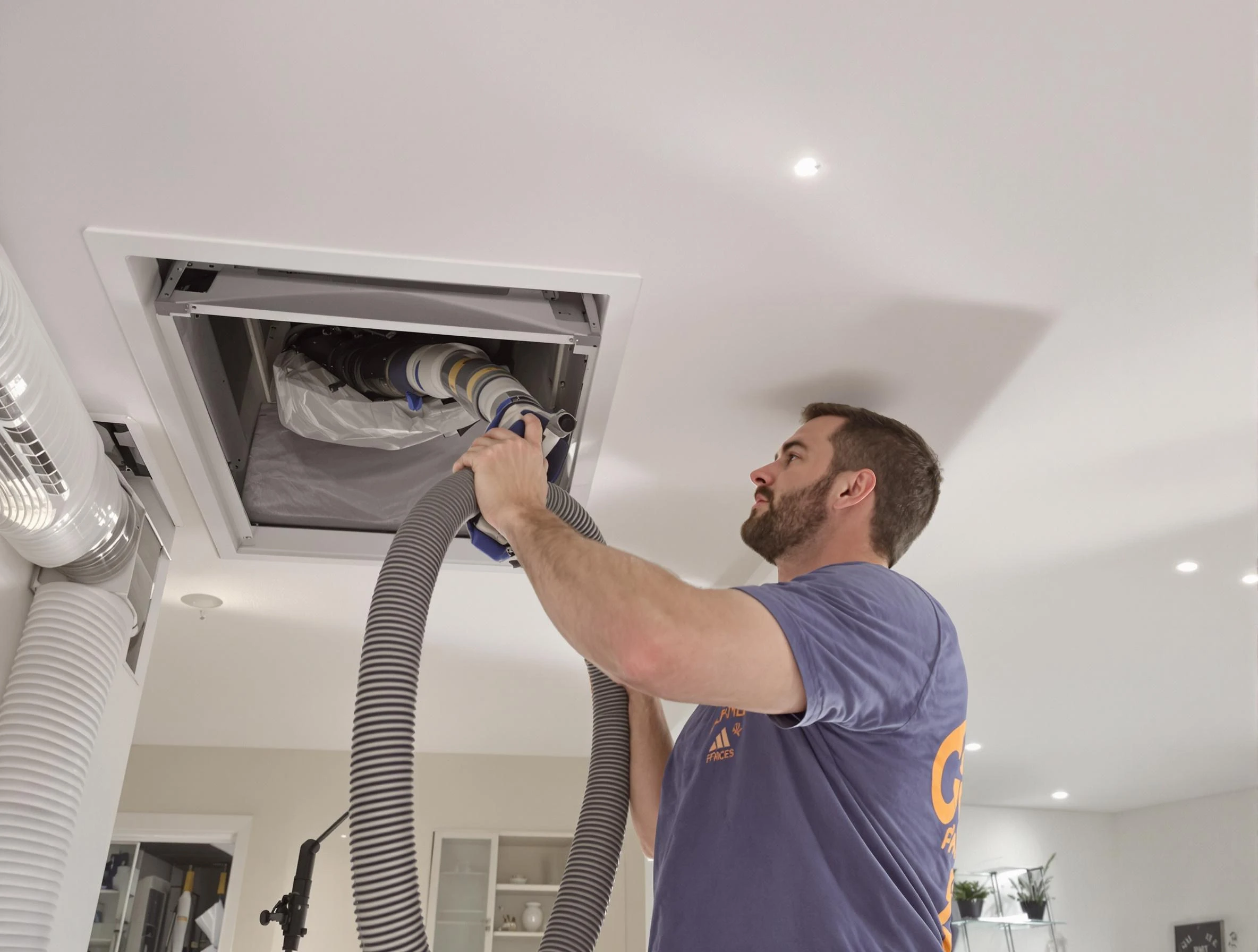 Precision indoor duct cleaning by Fairview Air Duct Cleaning in Fairview